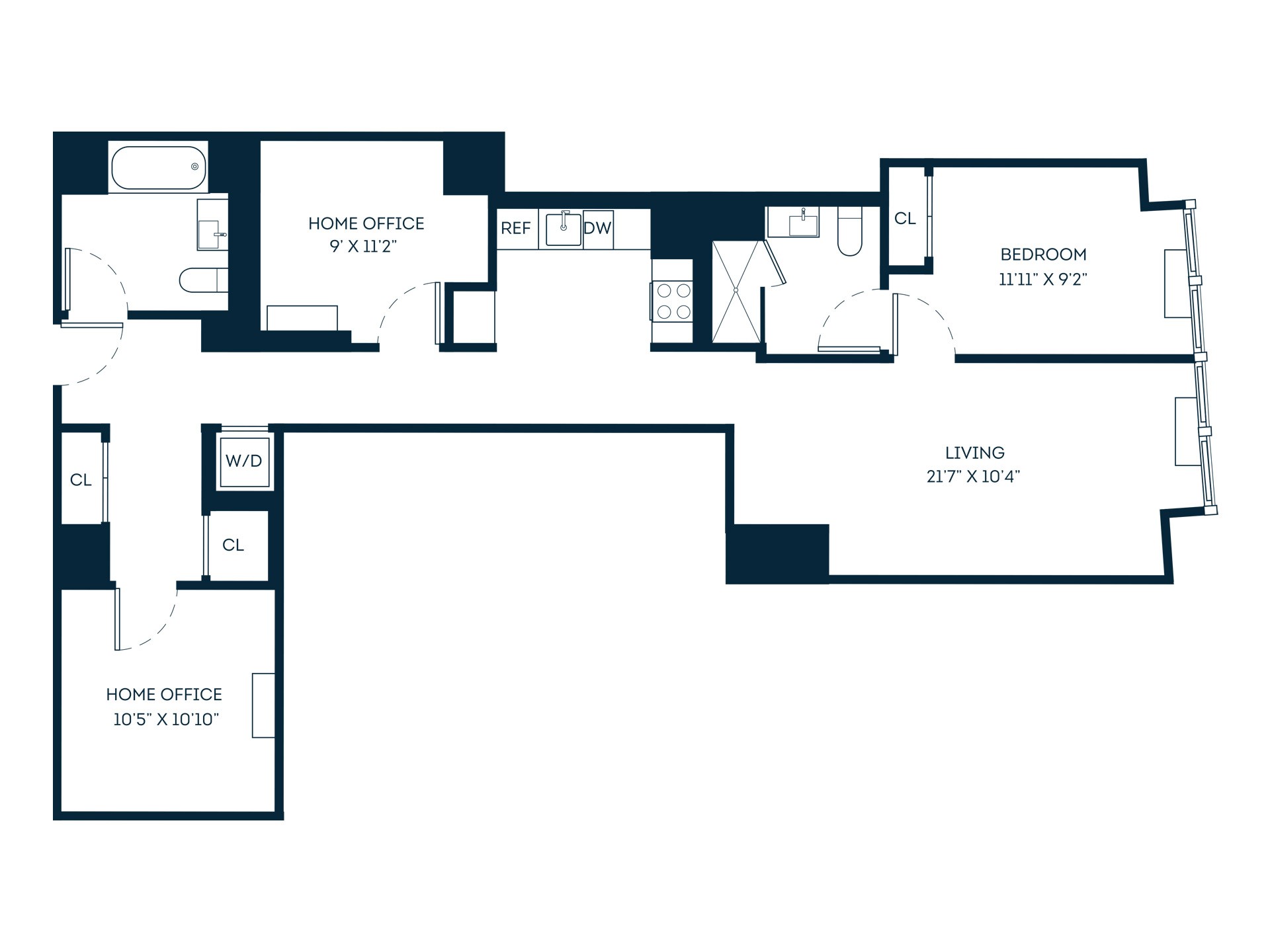 Floor plan layout diagram for 20ba20ak